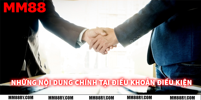 Những nội dung chính tại điều khoản điều kiện